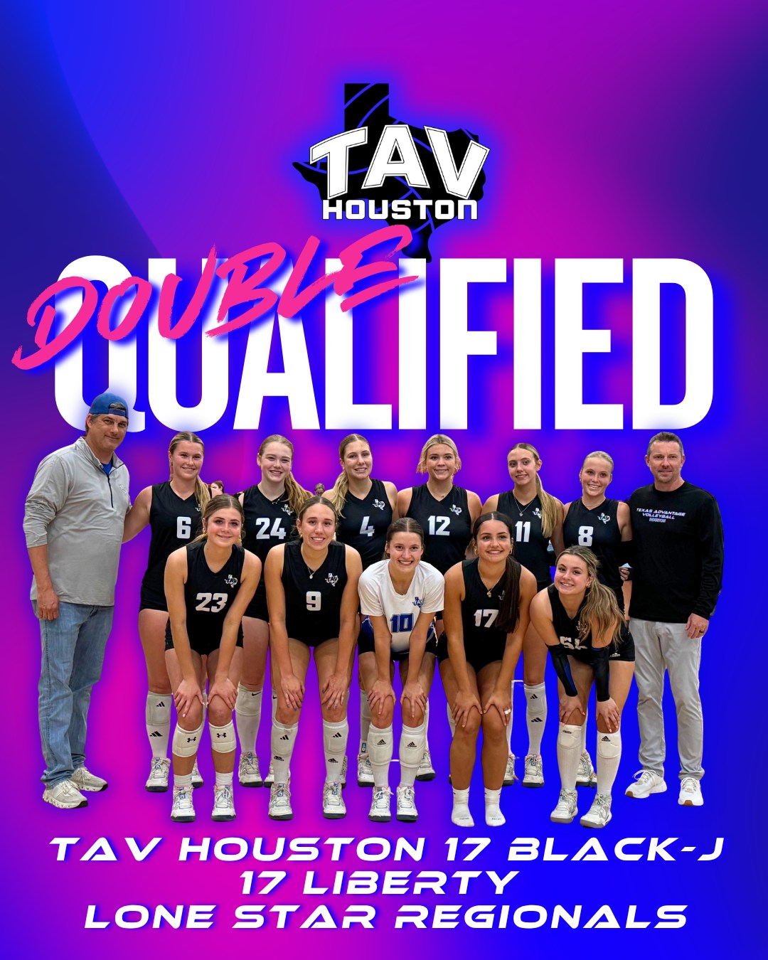 DOUBLE QUALIFIED!